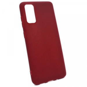 Silikonski ovitek za Samsung Galaxy S25 Ultra - mat liquid - rdeč