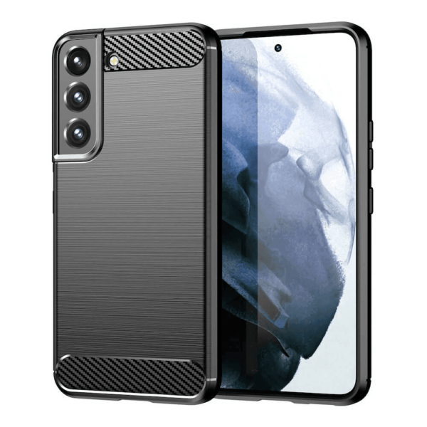 Silikonski ovitek za Samsung Galaxy A56 - mat carbon črn