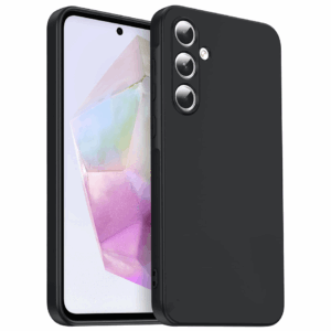 Silikonski ovitek za Samsung Galaxy A56 - mat liquid črn