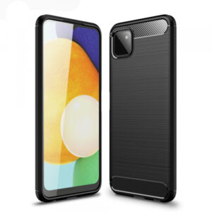 Silikonski ovitek za Samsung Galaxy A22 A225 LTE - mat carbon črn