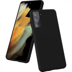 Silikonski ovitek za Samsung Galaxy S22 5G - mat črn