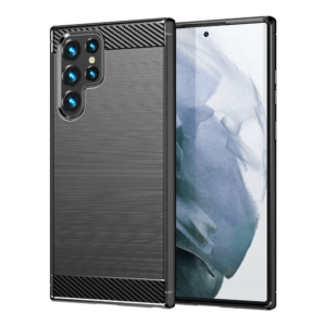 Silikonski ovitek za Samsung Galaxy S26 Ultra 5G - mat carbon črn