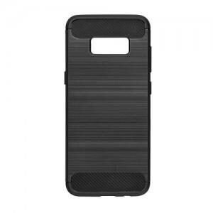 Silikonski ovitek za Samsung Galaxy S8 Plus G955 - mat carbon črn