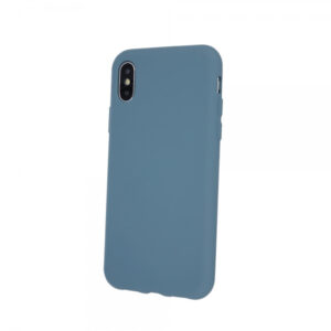 Silikonski ovitek za Samsung Galaxy A40 A405 - mat sivo moder