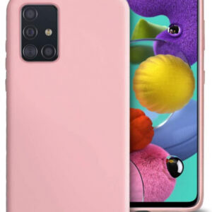 Silikonski ovitek za Samsung Galaxy A71 A715 - mat roza