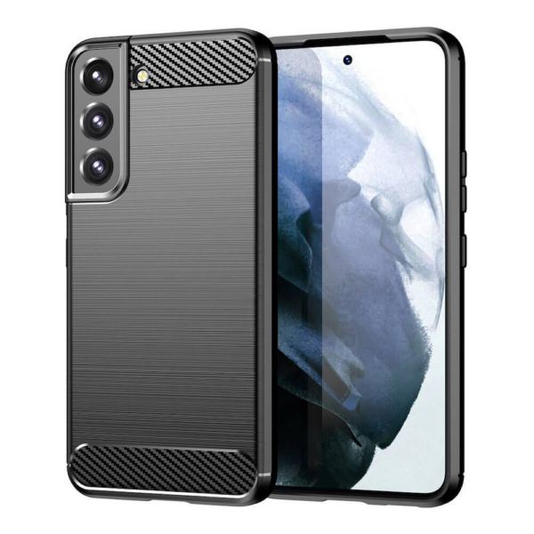 Silikonski ovitek za Samsung Galaxy S24 Plus 5G - mat carbon črn