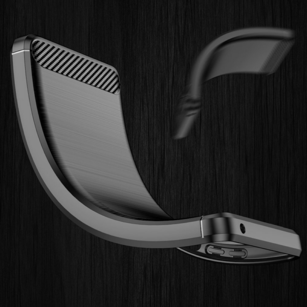 Silikonski ovitek za Samsung Galaxy A05s - mat carbon črn - Image 3