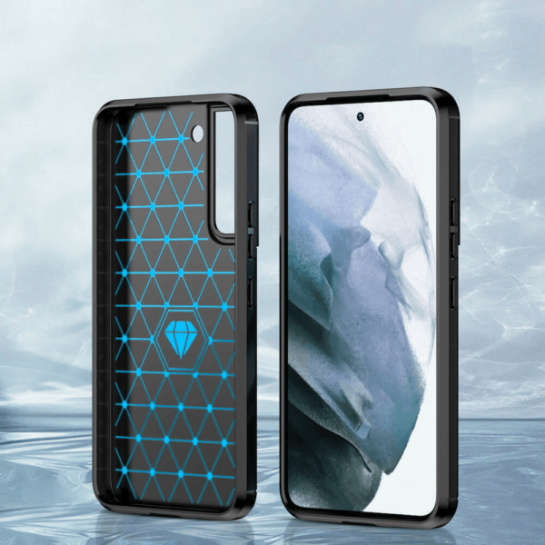 Silikonski ovitek za Samsung Galaxy A56 - mat carbon črn - Image 6
