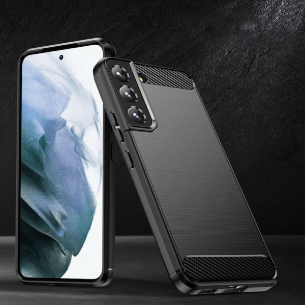 Silikonski ovitek za Samsung Galaxy A05s - mat carbon črn - Image 7
