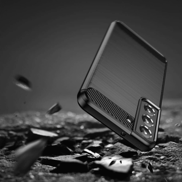 Silikonski ovitek za Samsung Galaxy A56 - mat carbon črn - Image 9