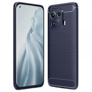 Silikonski ovitek za Xiaomi Mi 11 Lite - mat carbon moder