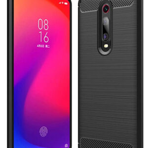 Silikonski ovitek za Xiaomi Mi 9T - mat carbon črn