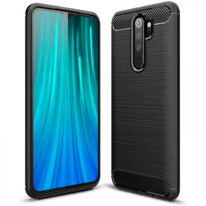 Silikonski ovitek za Xiaomi Note 8 Pro - mat carbon črn