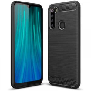 Silikonski ovitek za Xiaomi Redmi Note 8T - mat carbon črn