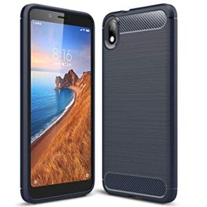Silikonski ovitek za Xiaomi Redmi 7A - mat carbon črn