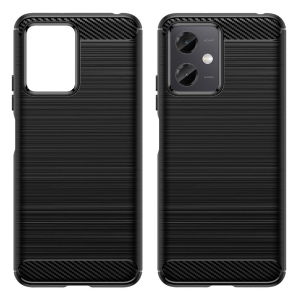 Silikonski ovitek za Xiaomi Redmi Note 13 Pro Plus 5G - mat carbon črn - Image 4