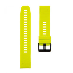 Silikonski pašček za uro 22 mm - Quick Fit - Fenix 5 / 6 - limeta