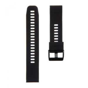 Silikonski pašček za uro 26 mm - Quick Fit - Fenix 5x / 6x  - črn