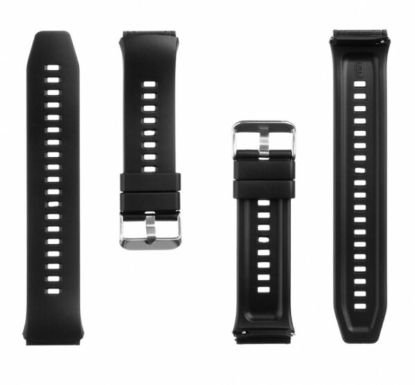 Silikonski pašček za uro Huawei Watch GT2e - črn - Image 2