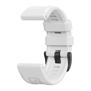 Silikonski pašček za uro 22 mm - Quick Fit - Fenix 5 / 6  - bel