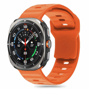 Silikonski pašček za uro Samsung Galaxy Watch Ultra 47 mm - oranžen