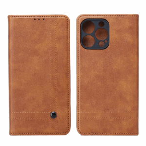 Sleek preklopna torbica Samsung Galaxy S25 5G - rjava