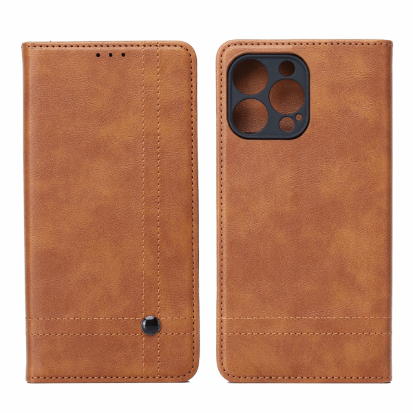 Sleek preklopna torbica Samsung Galaxy S25 5G - rjava