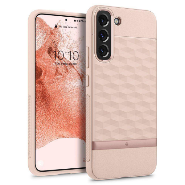 Spigen Caseology ovitek Parallax za Samsung Galaxy S22 5G roza