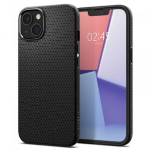 Spigen Liquid Air silikonski ovitek za iPhone 13 6.1 črn