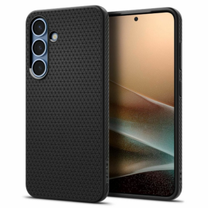 Spigen Liquid Air silikonski ovitek za Samsung Galaxy S25 5G črn