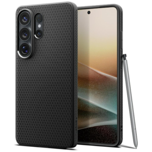 Spigen Liquid Air silikonski ovitek za Samsung Galaxy S26 Ultra 5G črn
