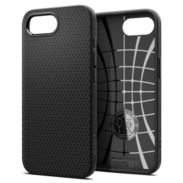 Spigen Liquid Air silikonski ovitek za iPhone 16e črn - Image 2