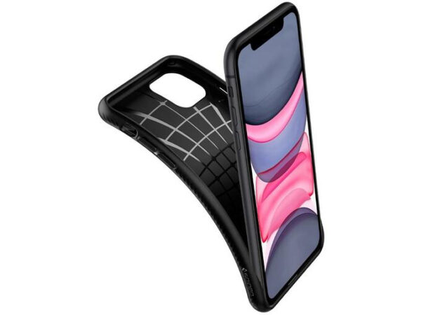 Spigen Liquid Air silikonski ovitek za iPhone 11 črn - Image 3
