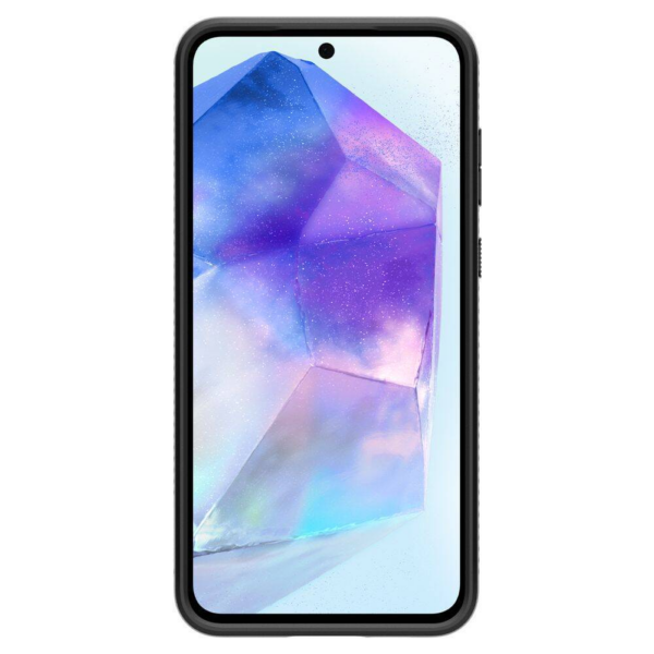 Spigen Liquid Air silikonski ovitek za Samsung Galaxy A55 črn - Image 3