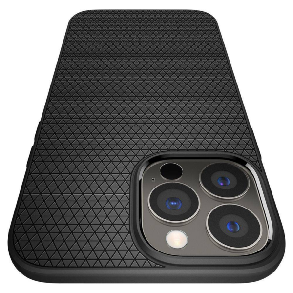 Spigen Liquid Air silikonski ovitek za iPhone 15 Pro Max 6.7 črn - Image 3