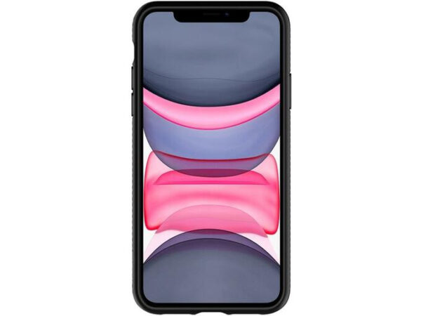 Spigen Liquid Air silikonski ovitek za iPhone 11 črn - Image 4