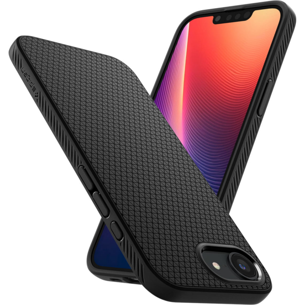 Spigen Liquid Air silikonski ovitek za iPhone 16e črn - Image 4