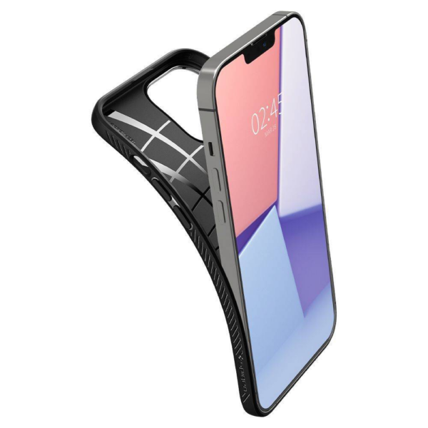 Spigen Liquid Air silikonski ovitek za iPhone 15 Pro Max 6.7 črn - Image 4