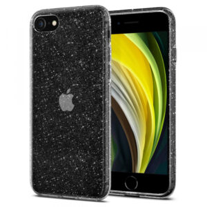 Spigen Liquid Crystal ovitek za iPhone SE 2020 / 7 / 8 prozoren z bleščicami