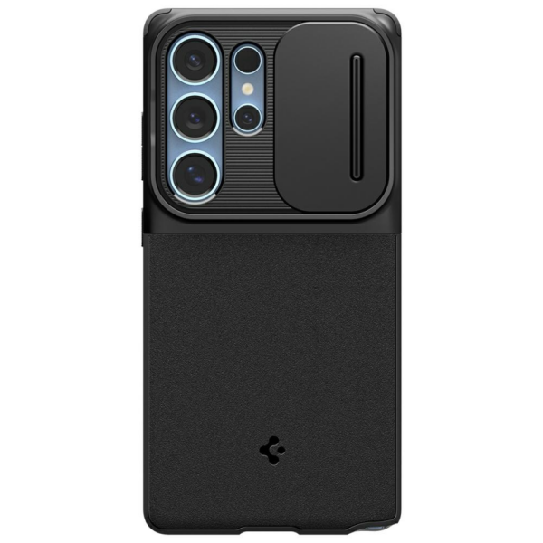 Spigen Optik Armor silikonski ovitek za Samsung Galaxy S25 Ultra 5G - črn - Image 2