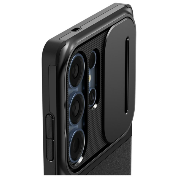 Spigen Optik Armor silikonski ovitek za Samsung Galaxy S25 Ultra 5G - črn - Image 7