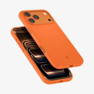 Spigen ovitek Silicone Fit MagSafe za Apple iPhone 17 Pro / iPhone 18 Pro, Cosmic Orange (ACS11379)