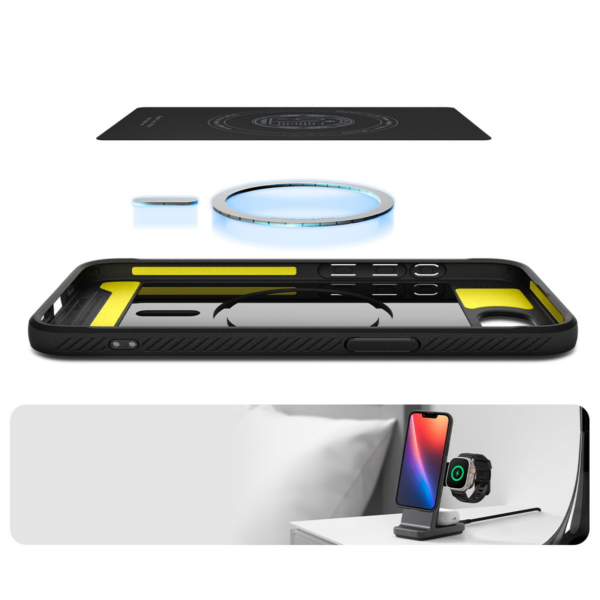 Spigen Rugged Armor MagSafe silikonski ovitek za iPhone 16e - Image 4
