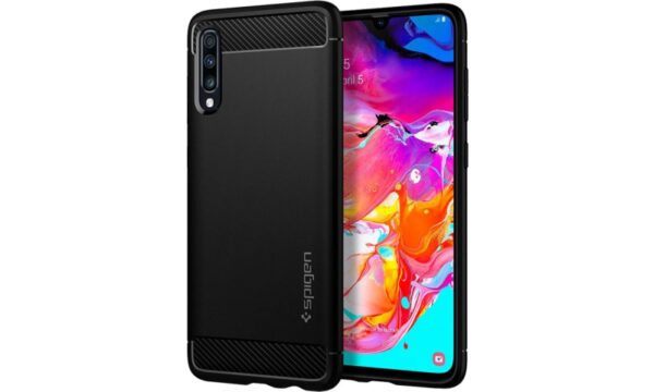 Spigen Rugged Armor silikonski ovitek za Samsung Galaxy A70 A705 - Image 6