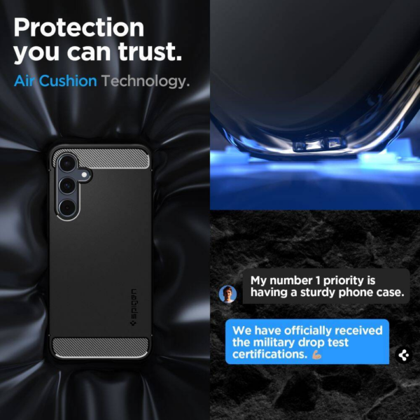 Spigen Rugged Armor silikonski ovitek za Samsung Galaxy A55 - Image 9