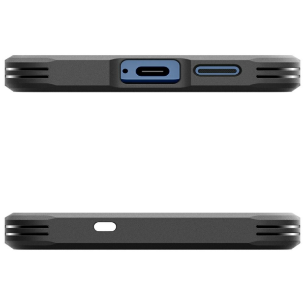 Spigen Tough Armor MagSafe silikonski ovitek odporen na udarce za Samsung Galaxy S25 5G - siv - Image 5