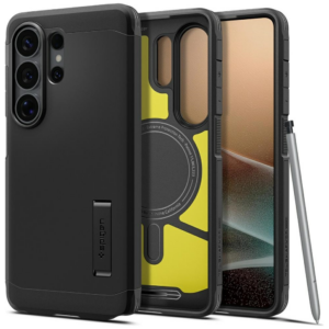 Spigen Tough Armor silikonski ovitek odporen na udarce za Samsung Galaxy S26 Ultra 5G - siv