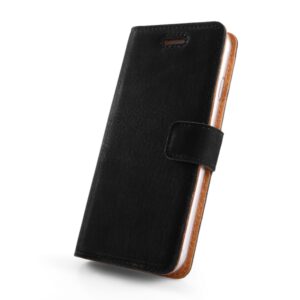 Surazo Onasi preklopna torbica za iPhone X - usnjena - črna