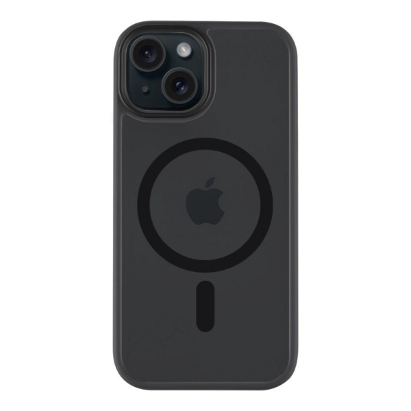Tactical Asphalt MagForce silikonski ovitek za iPhone 15 - prozorno črn