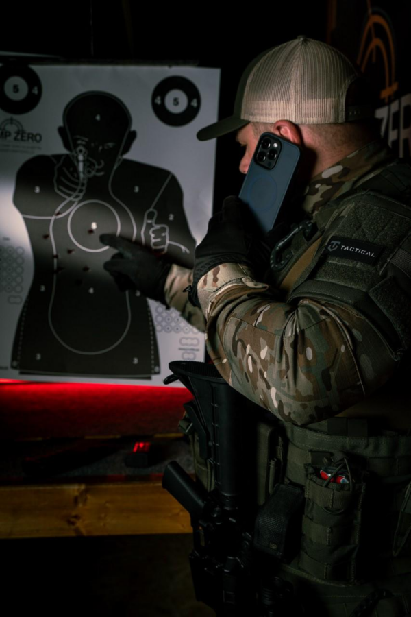 Tactical Asphalt MagForce silikonski ovitek za iPhone 14 Pro - prozorno črn - Image 4